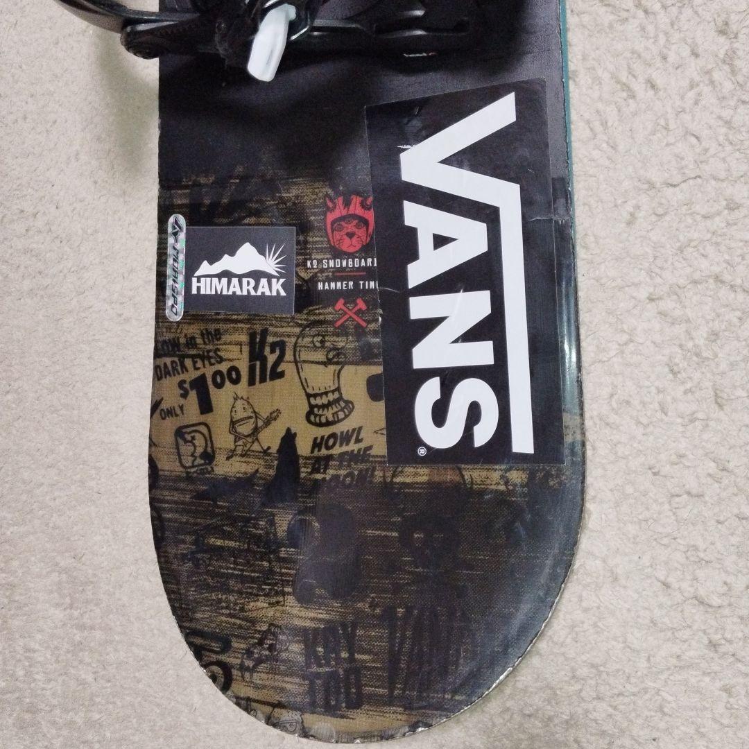 K2 スノーボード 132cm HEADバインディング付き　2点セット