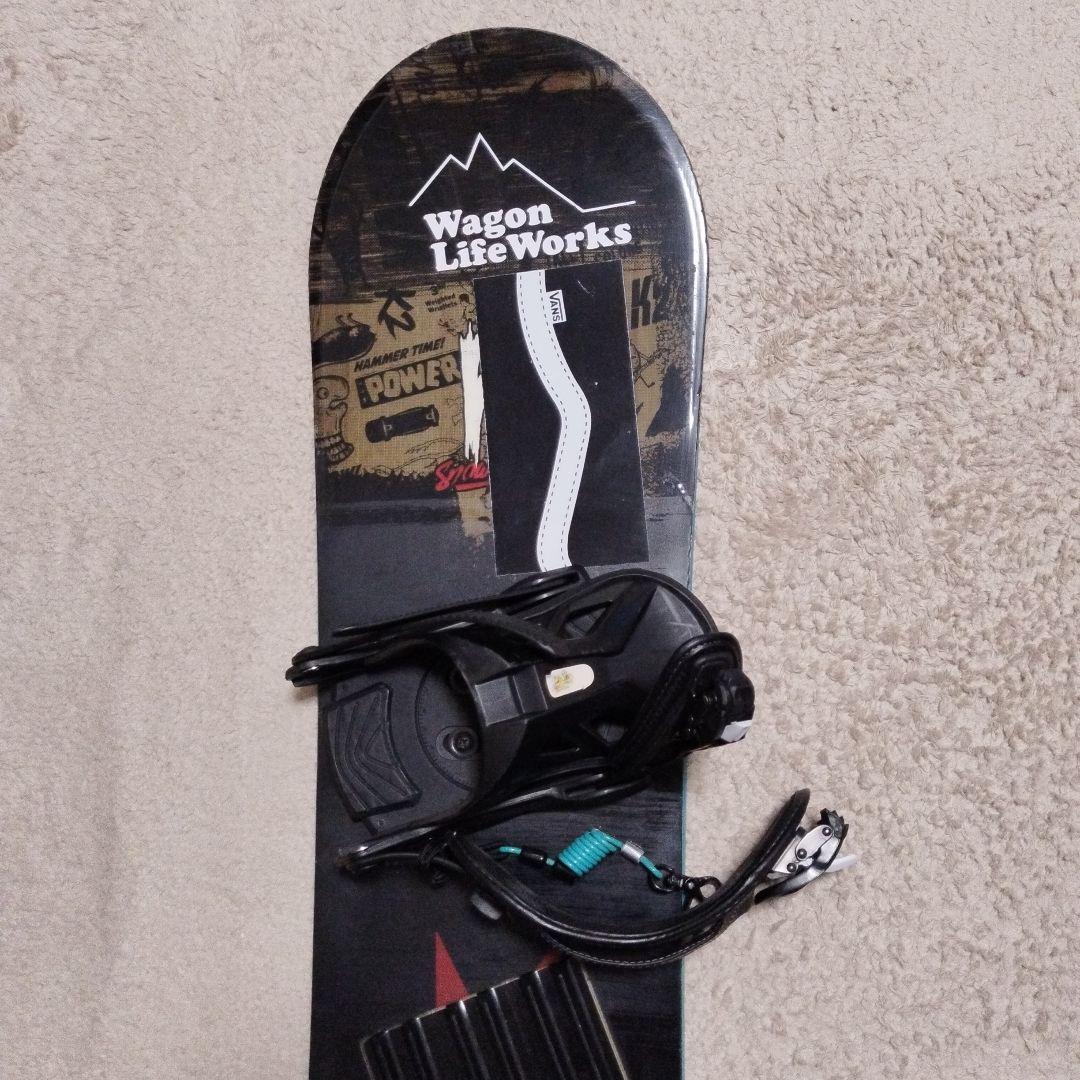 K2 スノーボード 132cm HEADバインディング付き　2点セット