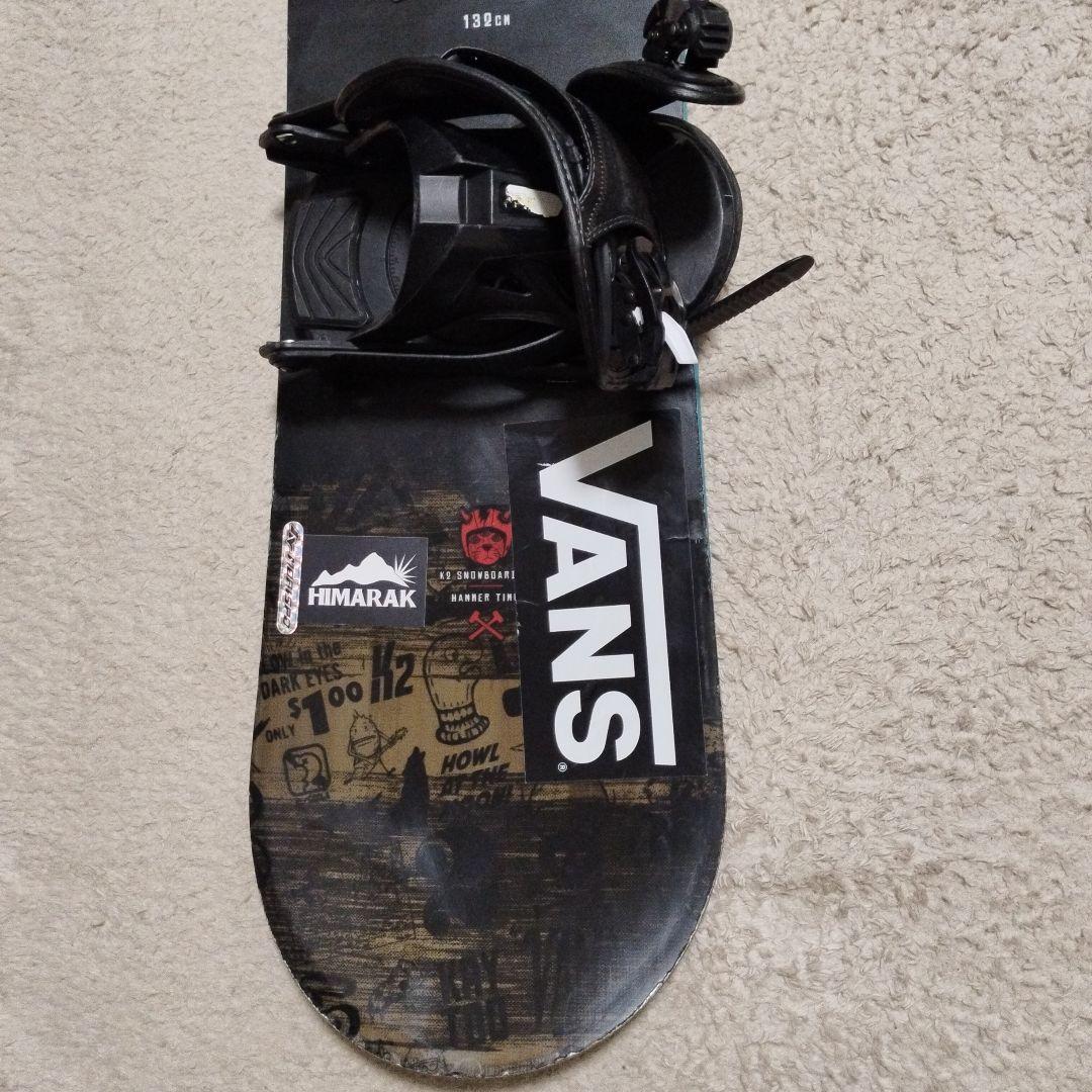 K2 スノーボード 132cm HEADバインディング付き　2点セット