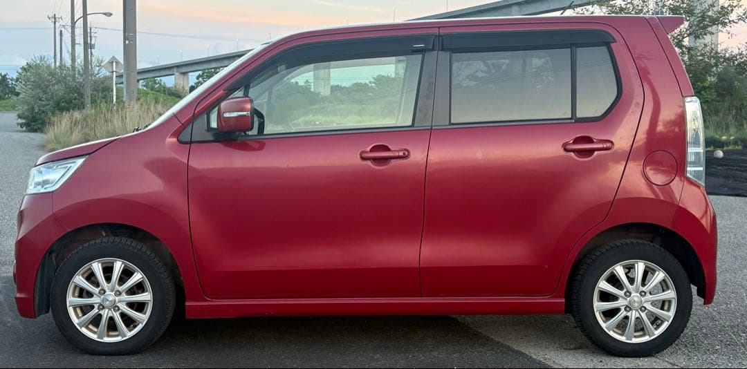 ワゴンRスティングレー[後期/ ターボ/ 車検2年付/ 9万キロ/ 取扱説明書]