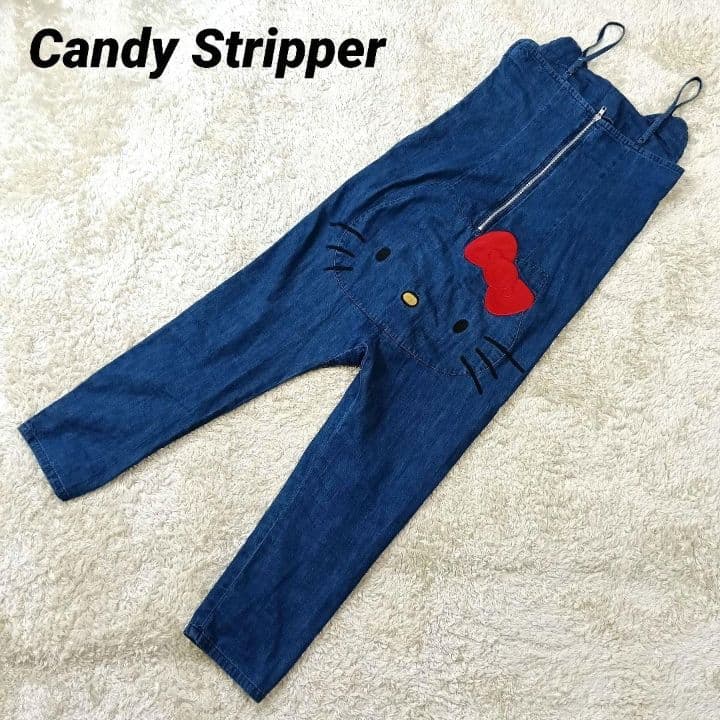 ★レア★Candy Stripper 15周年記念 ハローキティ サロペット