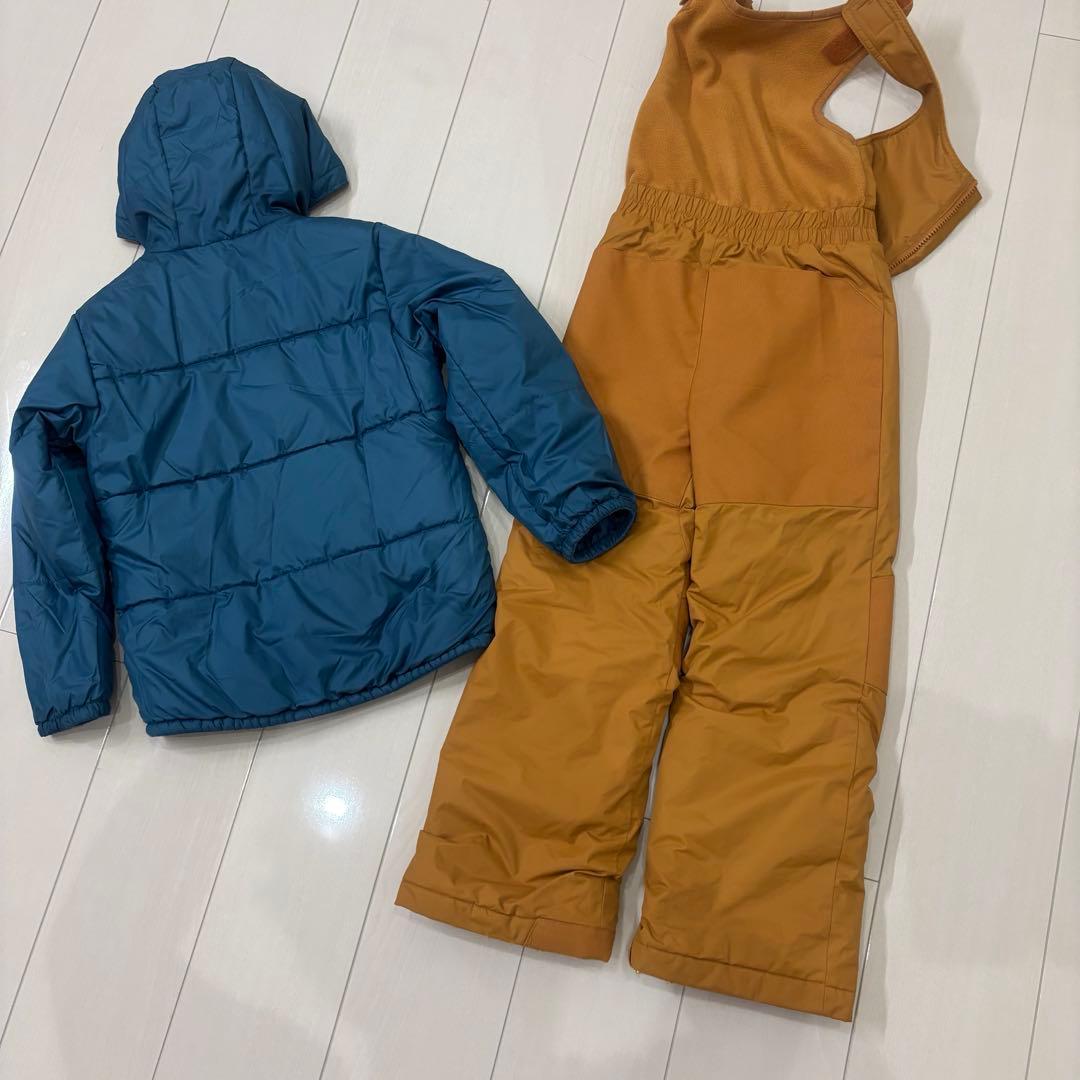 コロンビア キッズスキーウェア スノーウェア 上下 120〜130 リバーシブル