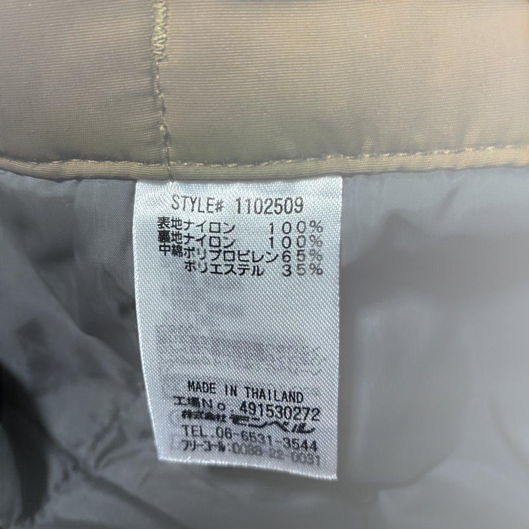 1回使用　モンベル ドライテック インシュレーテッドパンツ XL ブラウン