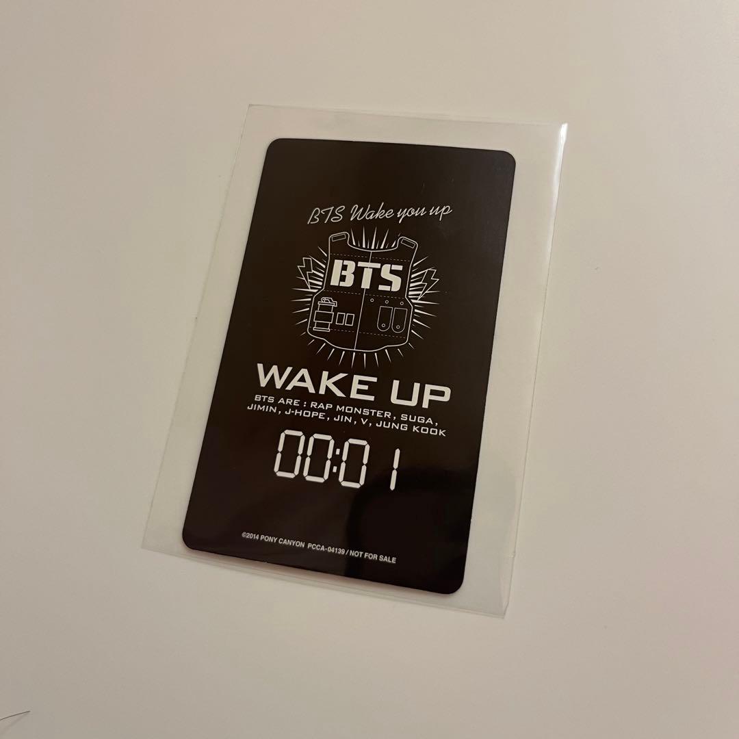 BTS wake up トレカ V テヒョン テテ