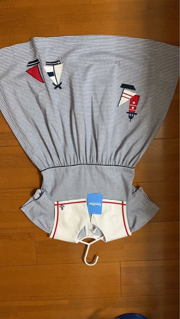 ストライプ セーラー襟 ワンピース 120