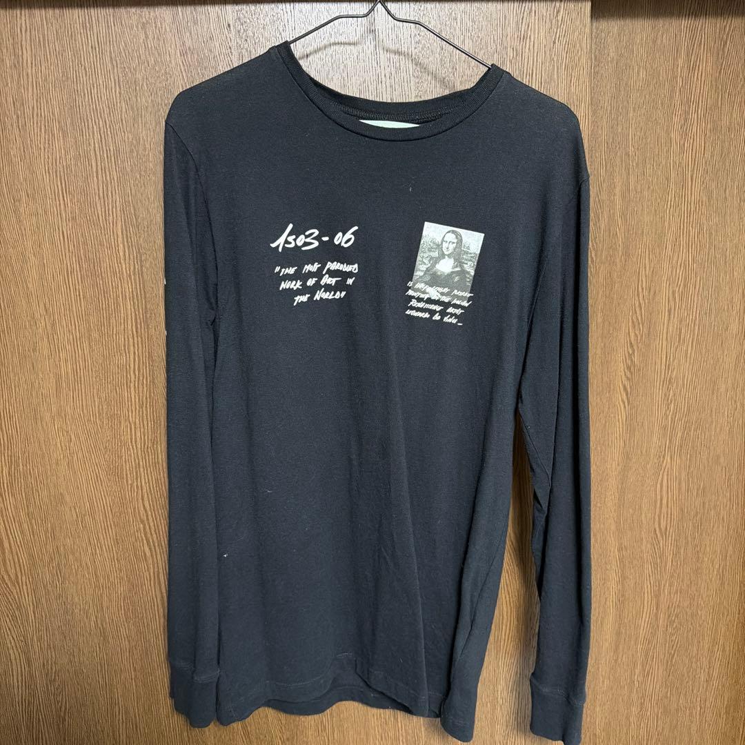 オフホワイトモナリザプリント offwhite