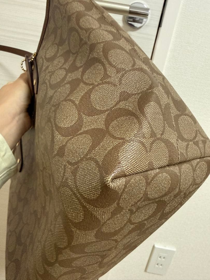 Coach ロゴプリント トートバッグ