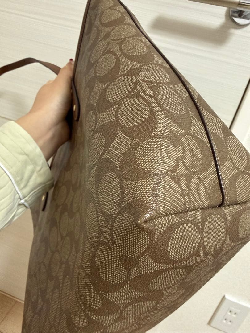 Coach ロゴプリント トートバッグ
