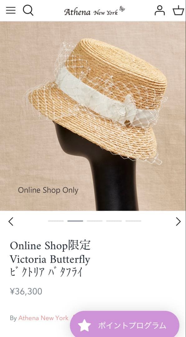 早い者勝ち‼️アシーナニューヨーク　Victoria Butterfly