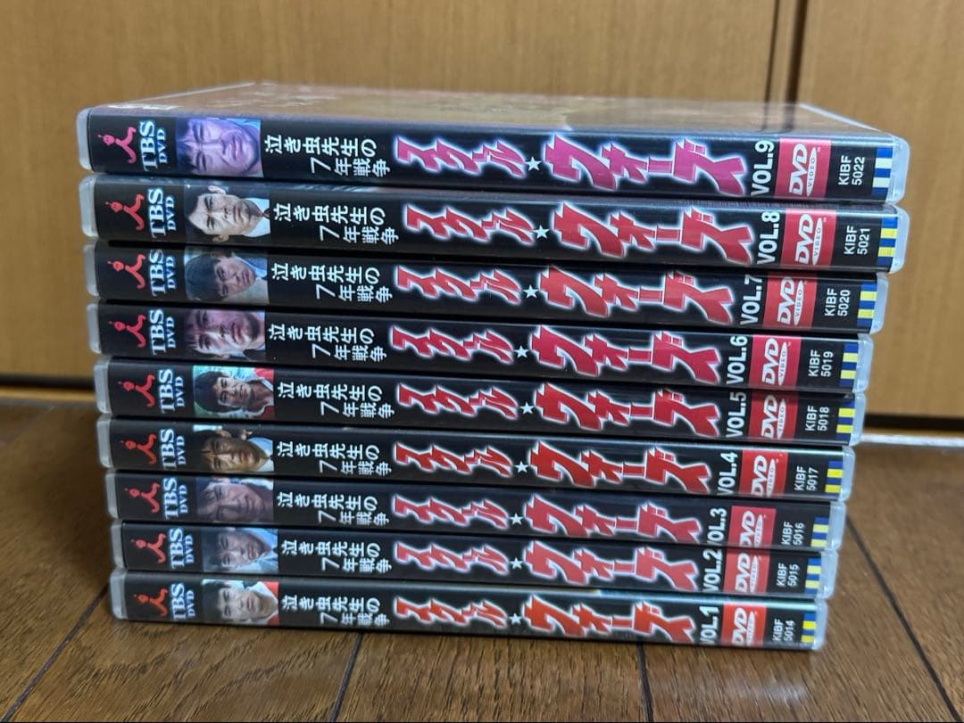 泣き虫先生の7年戦争 スクールウォーズ　DVD 全巻　全9巻　セット