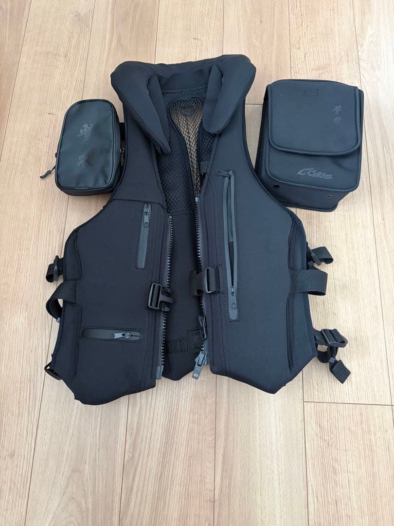 撃投ボディプロテクターcool+撃投チェストポーチ+撃投マルチ機動バッグ