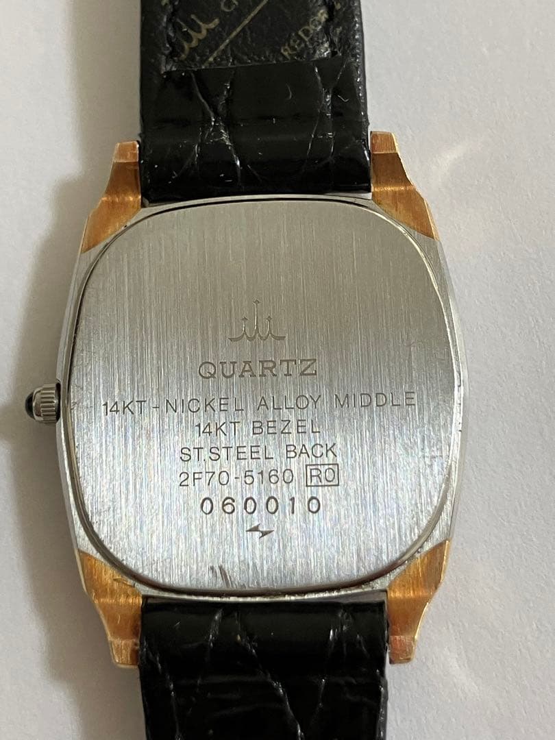 【電池・バンド交換済み】CREDOR クレドール　レディース腕時計　14KT