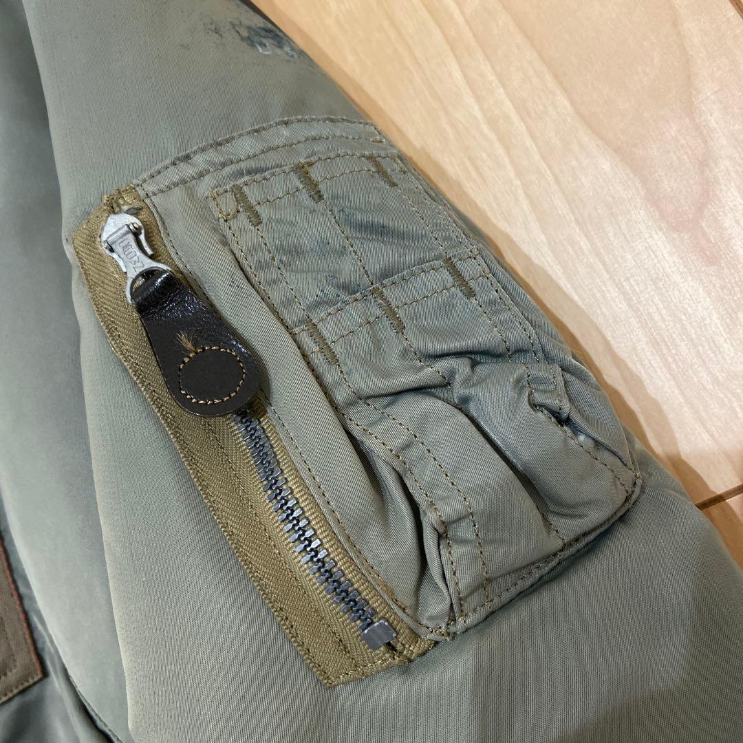 ア*ン様 バズリクソンズ　B-15D フライトジャケット サイズ38 グレー