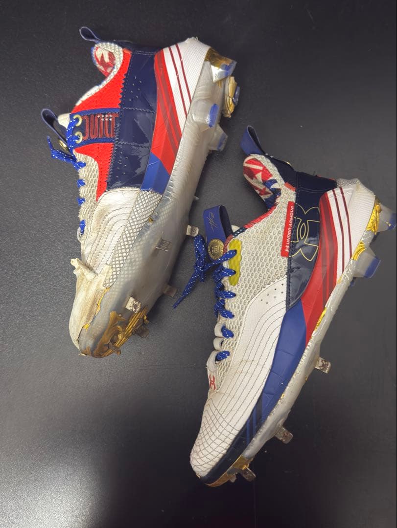 アンダーアーマー　金具スパイク　野球用　海外限定モデル　ハーパーモデル