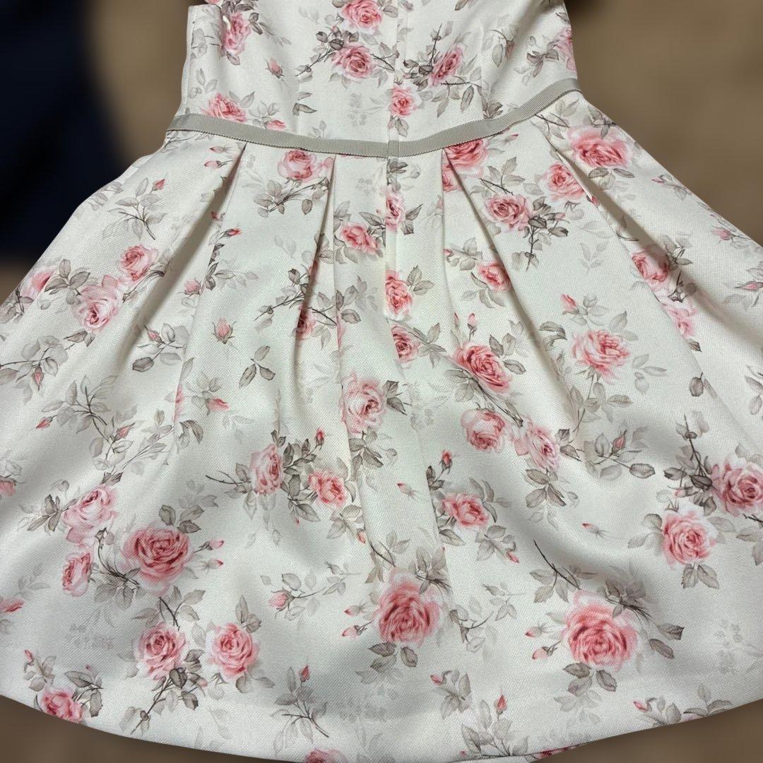 プティマイン120cmワンピースとジャケットとコサージュ