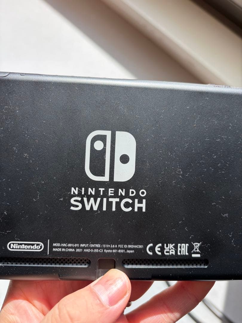 Nintendo Switch 本体 グレー ACアダプター付き 動作確認済み