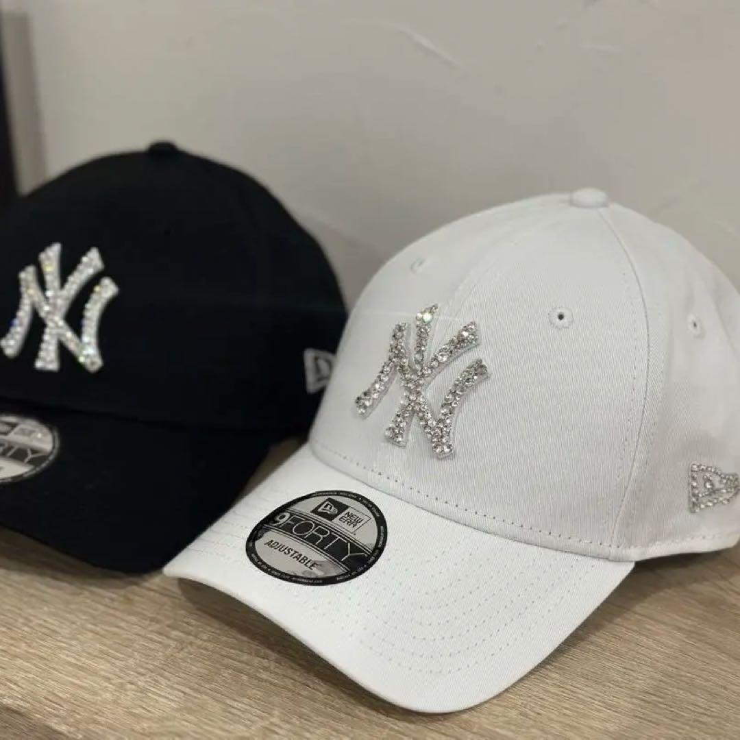 ニューエラ　スワロフスキー　スワロフスキー　ブラック