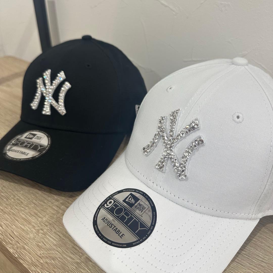 ニューエラ　スワロフスキー　スワロフスキー　ブラック