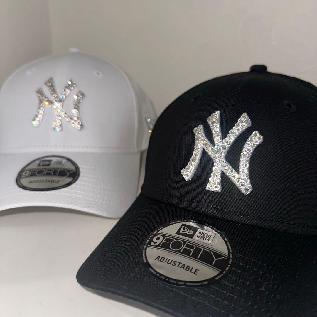 ニューエラ　スワロフスキー　スワロフスキー　ブラック