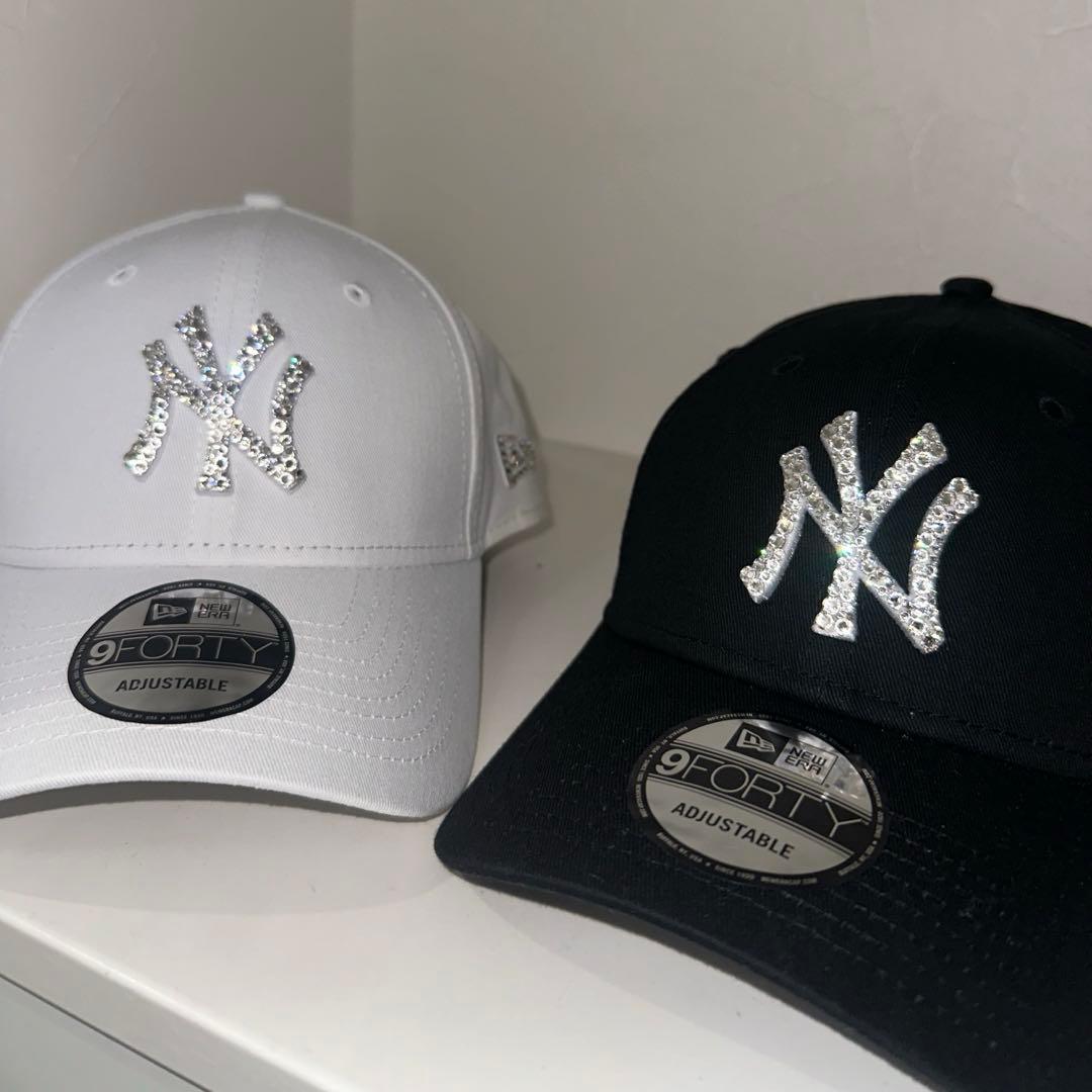 ニューエラ　スワロフスキー　スワロフスキー　ブラック
