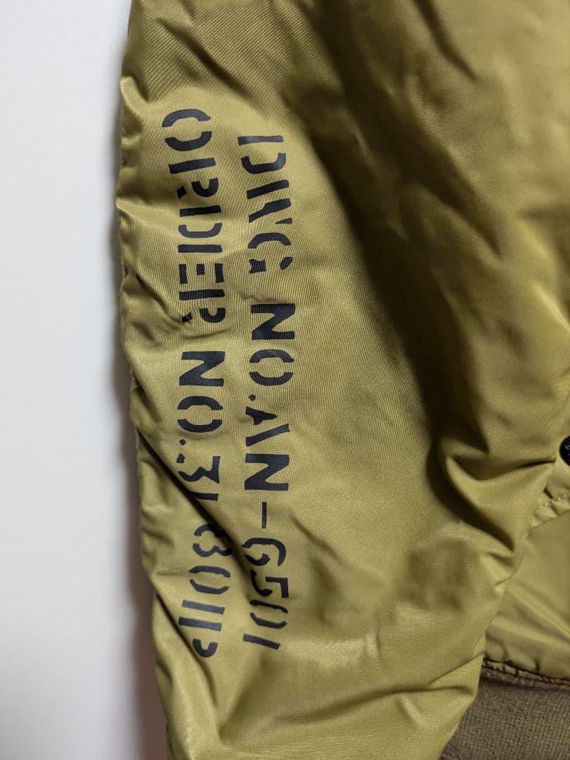 AVIREX リモデルMA-1フライトジャケット