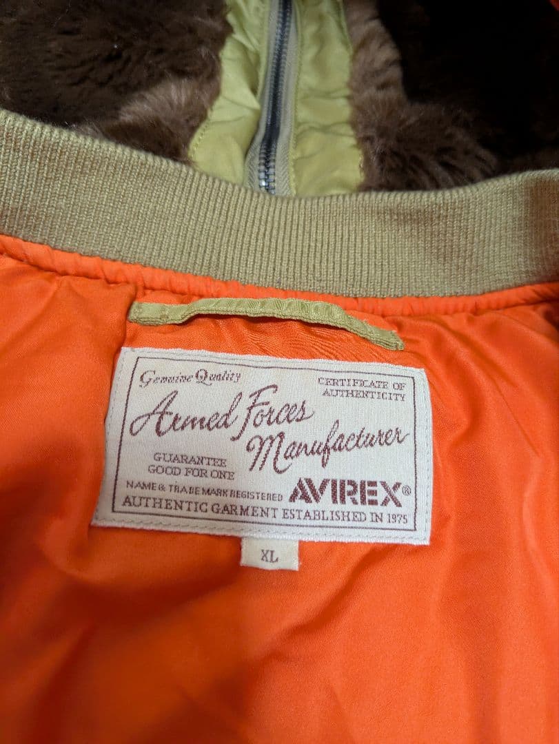AVIREX リモデルMA-1フライトジャケット