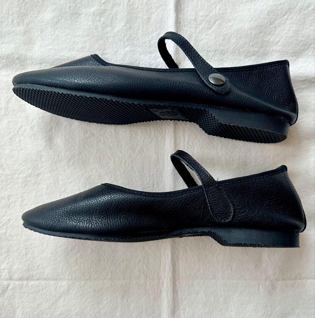 crownストラップバレエシューズ サイズ5