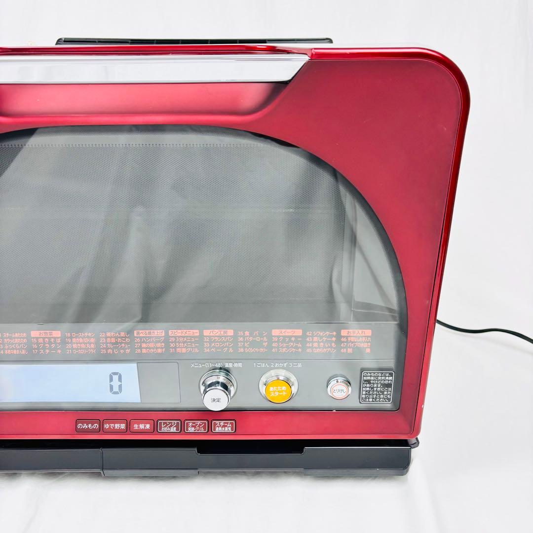 美品TOSHIBA 石窯ドーム スチームオーブンレンジ ER-JD510A(R)