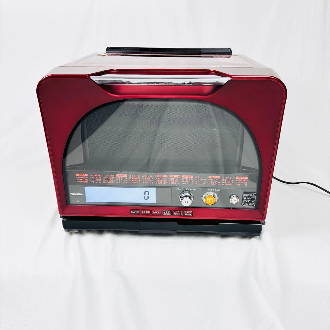 美品TOSHIBA 石窯ドーム スチームオーブンレンジ ER-JD510A(R)