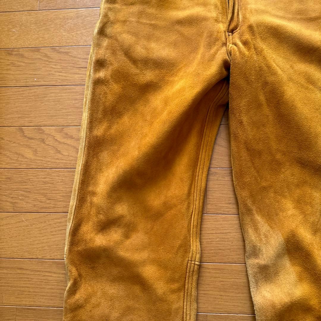 鹿皮ディア革ボトムツインズアコースティック　アメリカ製ロストワールド工場製　革柔