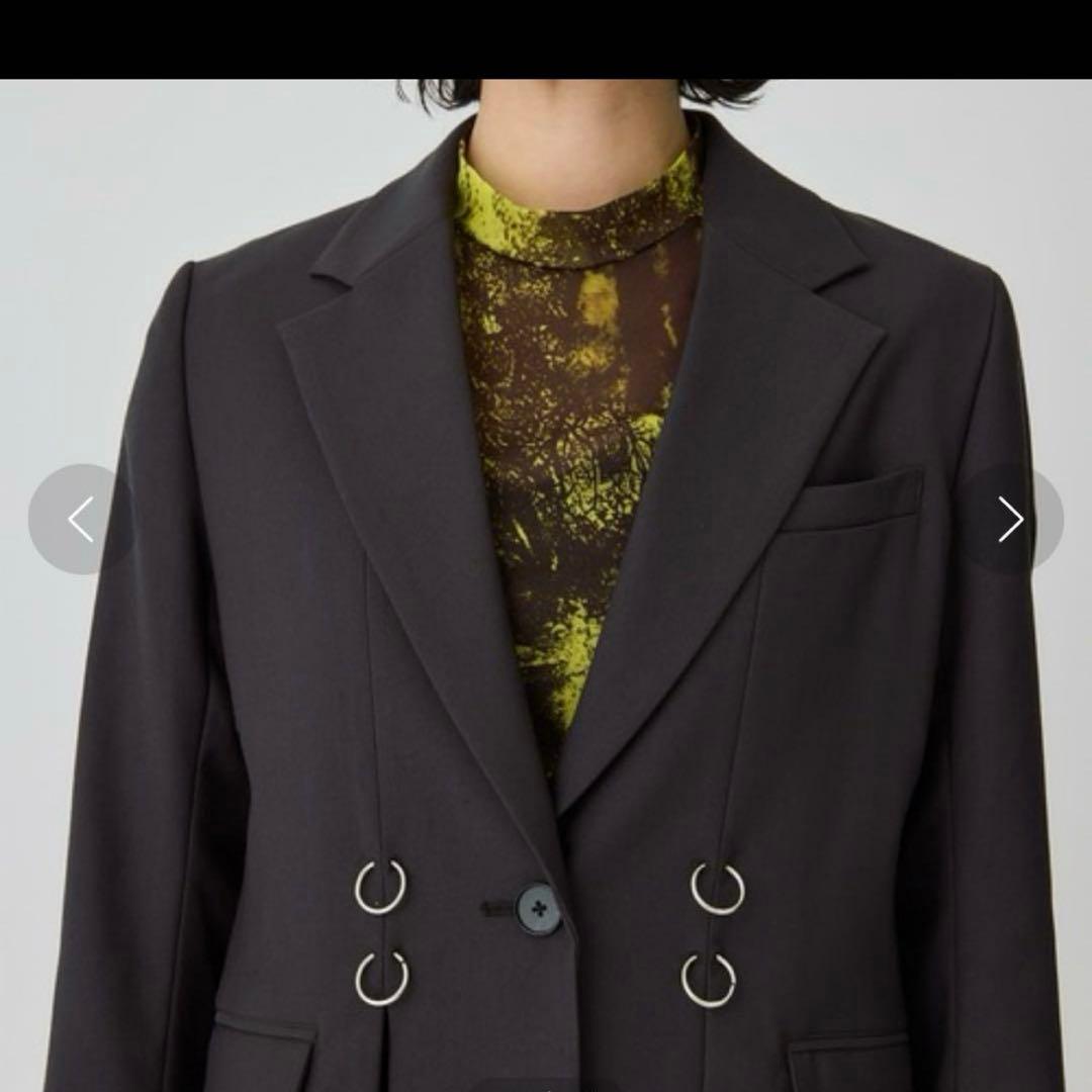 ダークグレー テーラードジャケット