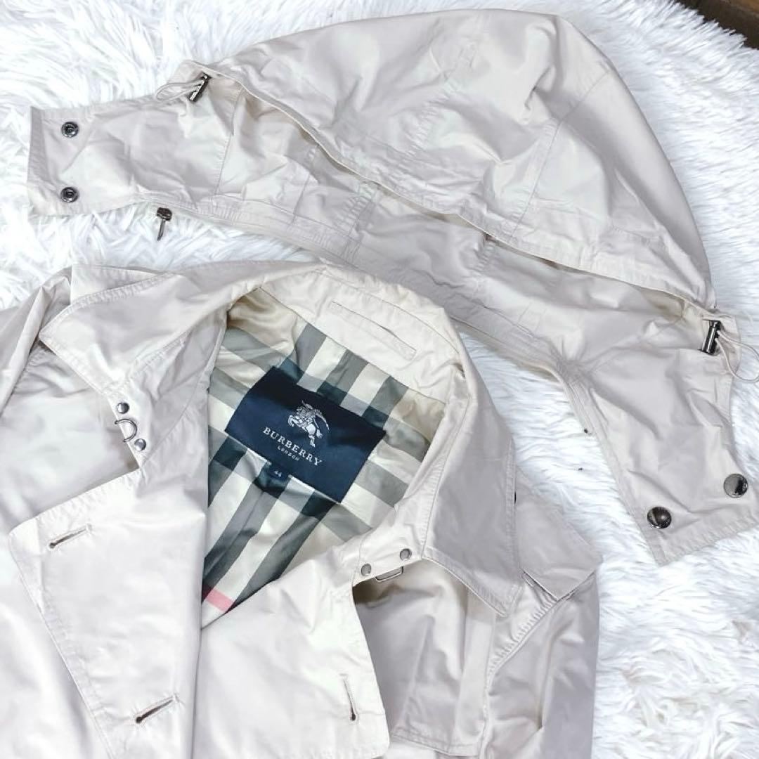 ✨バーバリー ノバチェック メガ トレンチコート レイン 2way 大きいサイズ
