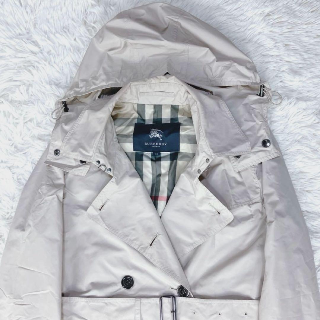 ✨バーバリー ノバチェック メガ トレンチコート レイン 2way 大きいサイズ