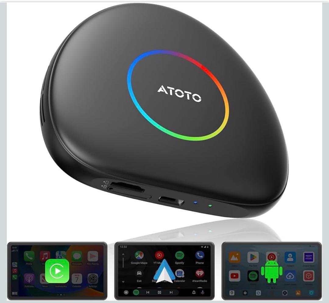 (新品)ATOTO CB6C AI BOX ワイヤレスCarPlay