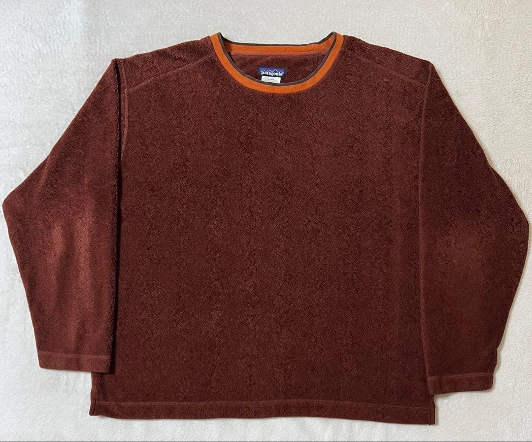 茶色 パタゴニア リズム プラッシュ シンチラ スウェット M フリース