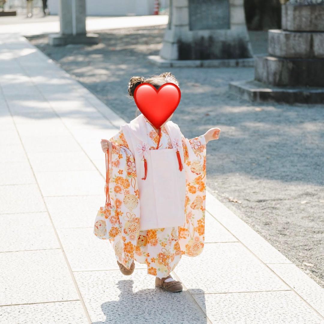 七五三 3歳 女の子 被布着物セット