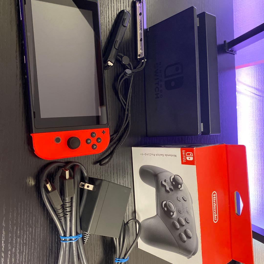 Nintendo Switch 赤/黒 本体 + ゲームソフト