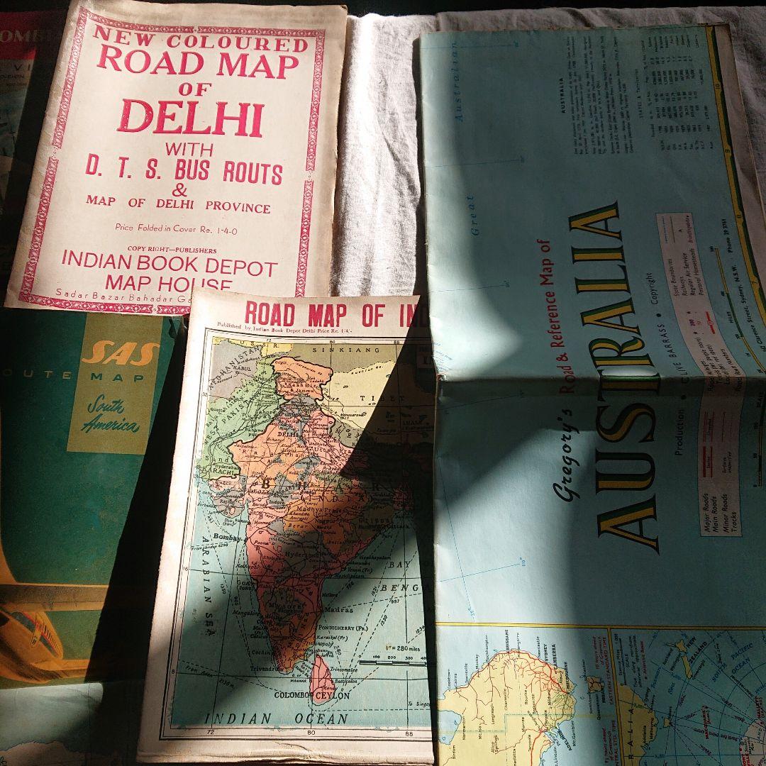 1950年頃 海外　外国 いろいろ ヴィンテージ旅行ガイド 地図 コレクション
