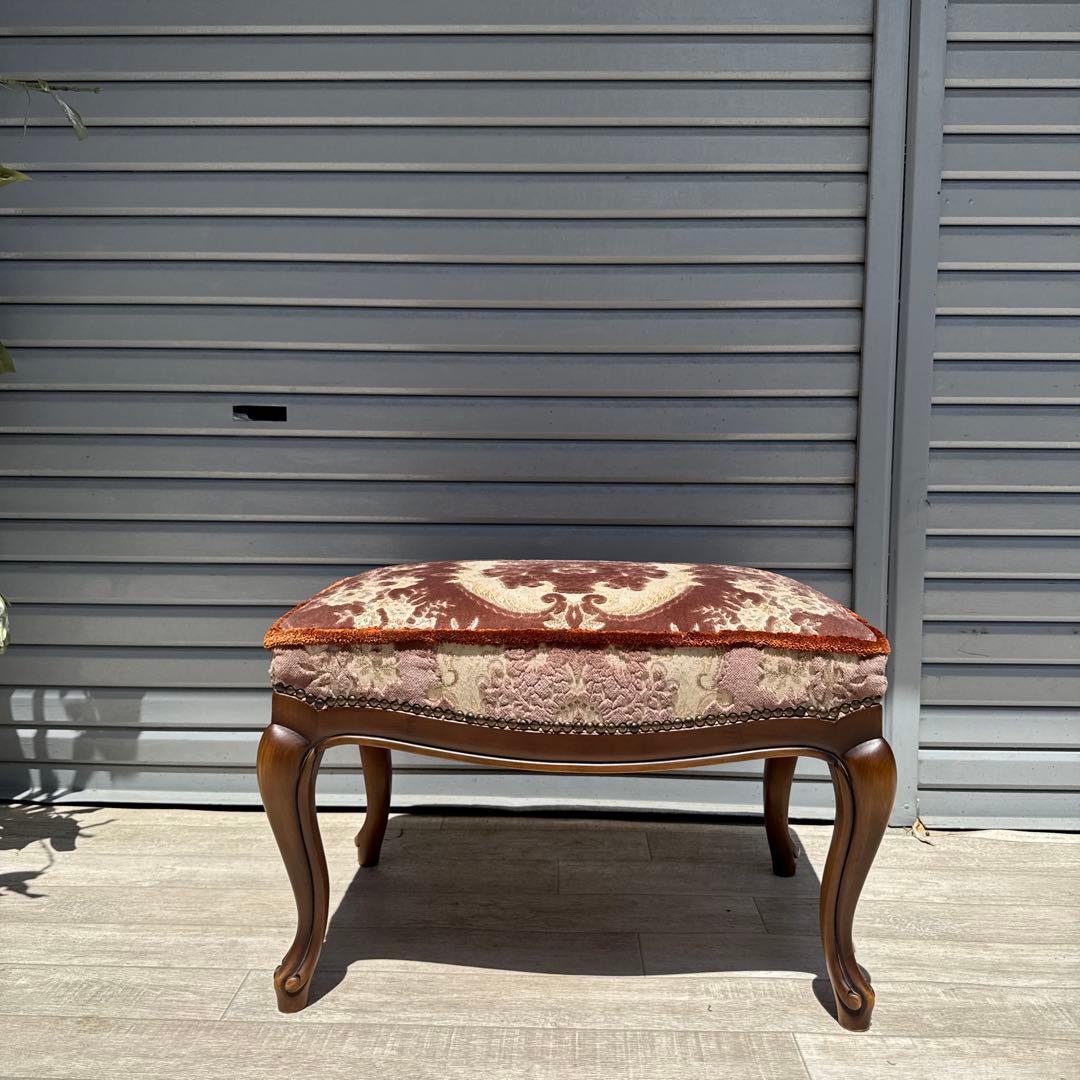 karimoku Louis XV ルイ15世 スツール オットマン 猫金華山