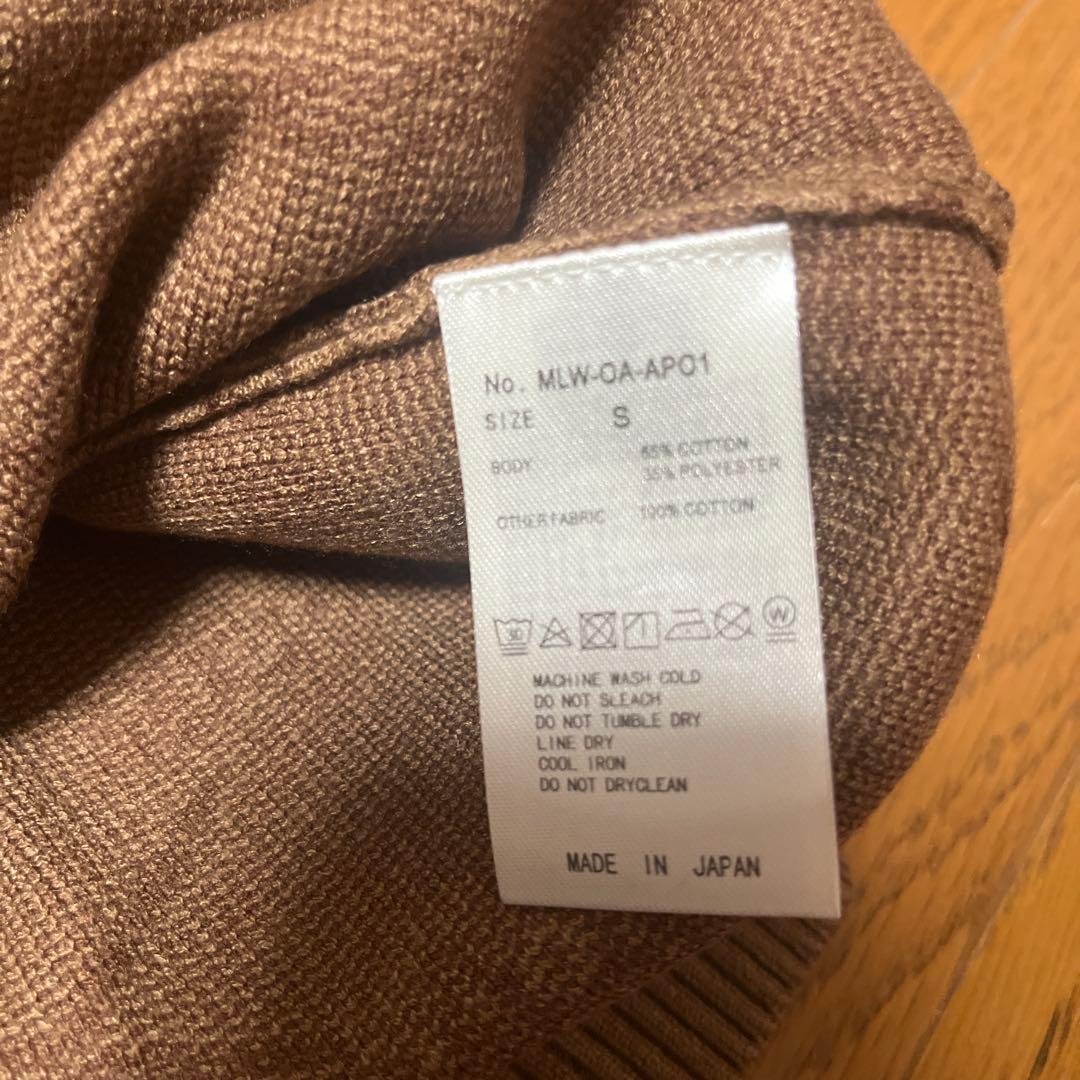 新品タグ付けMARK & LONA ブラウン セーター S