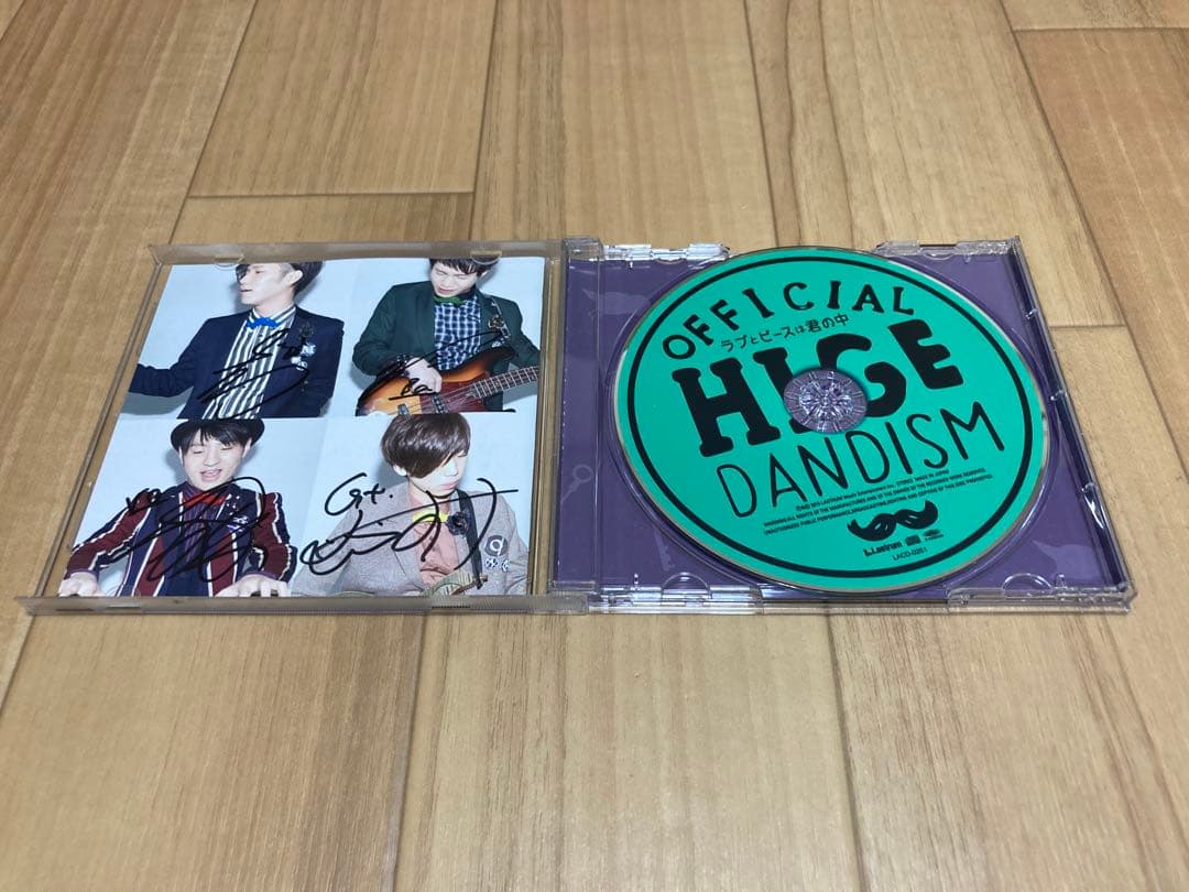 Official髭男dism ラブとピースは君の中 サイン入り