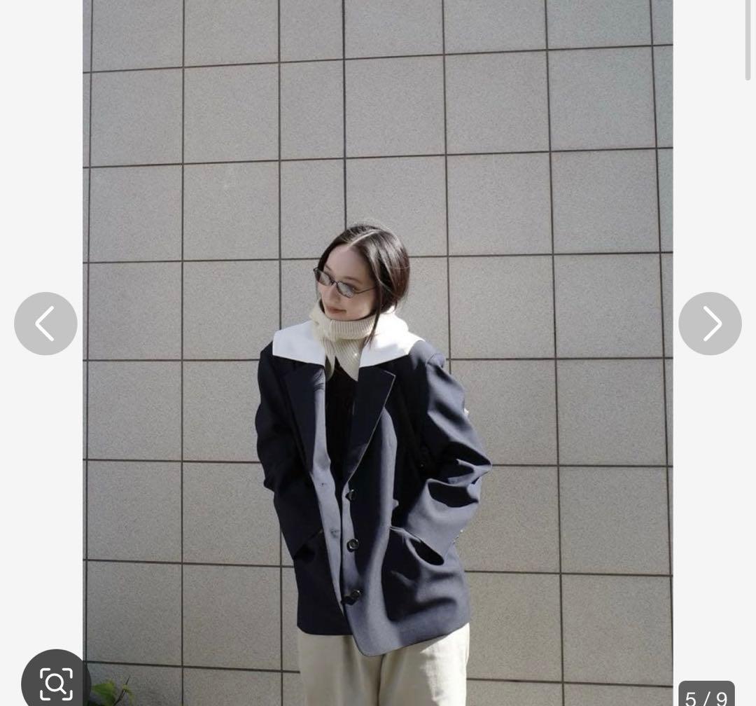 CLANE SAILOR COLLAR TAILORED JACKET 同型