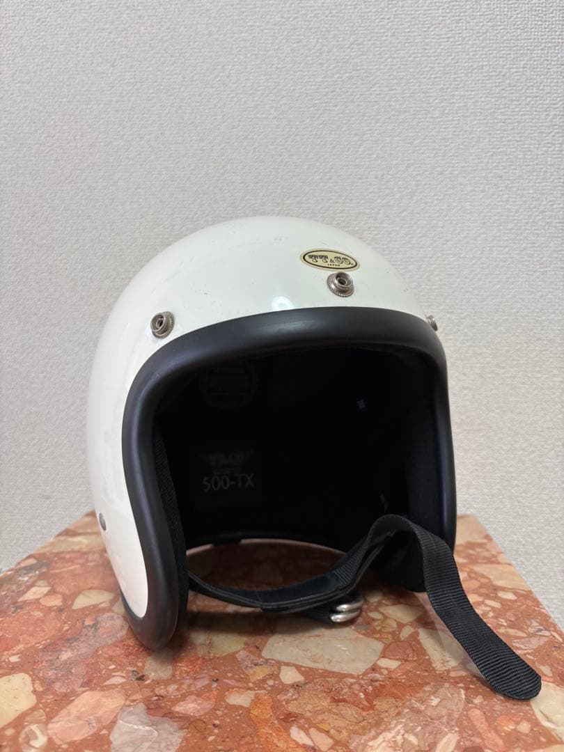 TT&CO 500-TX アイボリー ジェットヘルメット