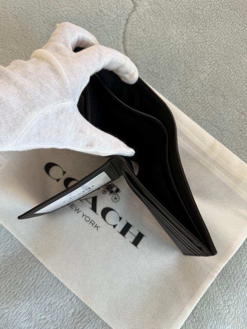 COACH セーリングボート柄 二つ折り財布新品未使用