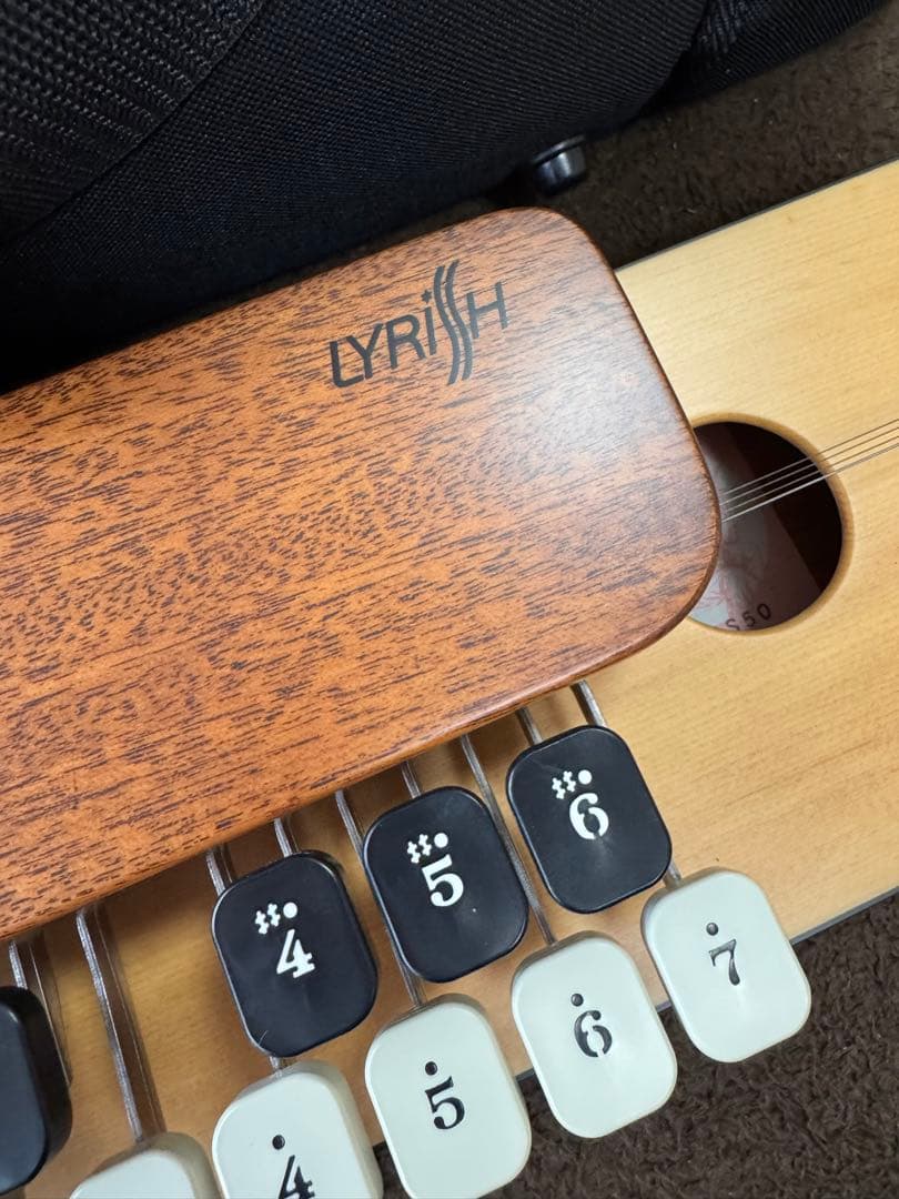 LYRISH 4弦 6キー 琴 キャリングケース付き