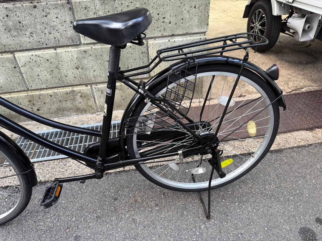 ★美車★26型シティサイクル★ブラック ★50キロ未満陸送陸送費込★