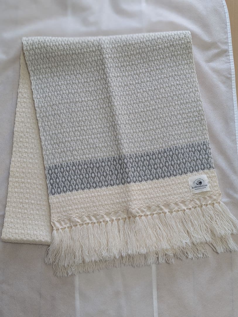 新品　KAWARIウールマフラーグラスパターン 中川政七商店　工房織座