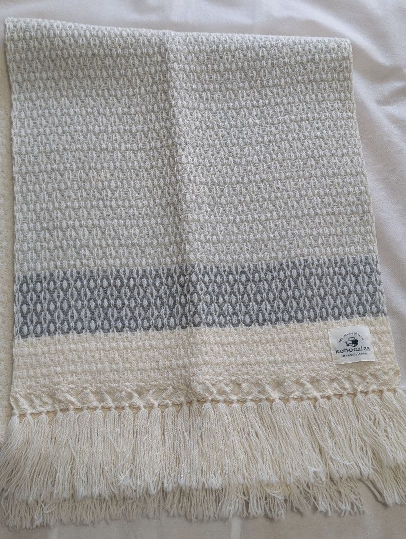 新品　KAWARIウールマフラーグラスパターン 中川政七商店　工房織座