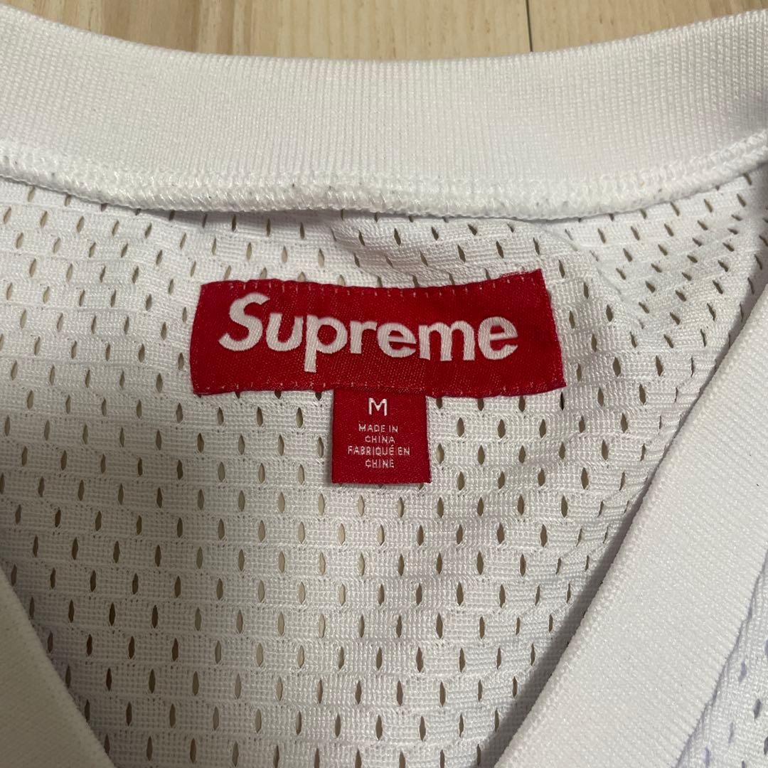 シャツ Supreme Spiderweb Football Jersey whiteM