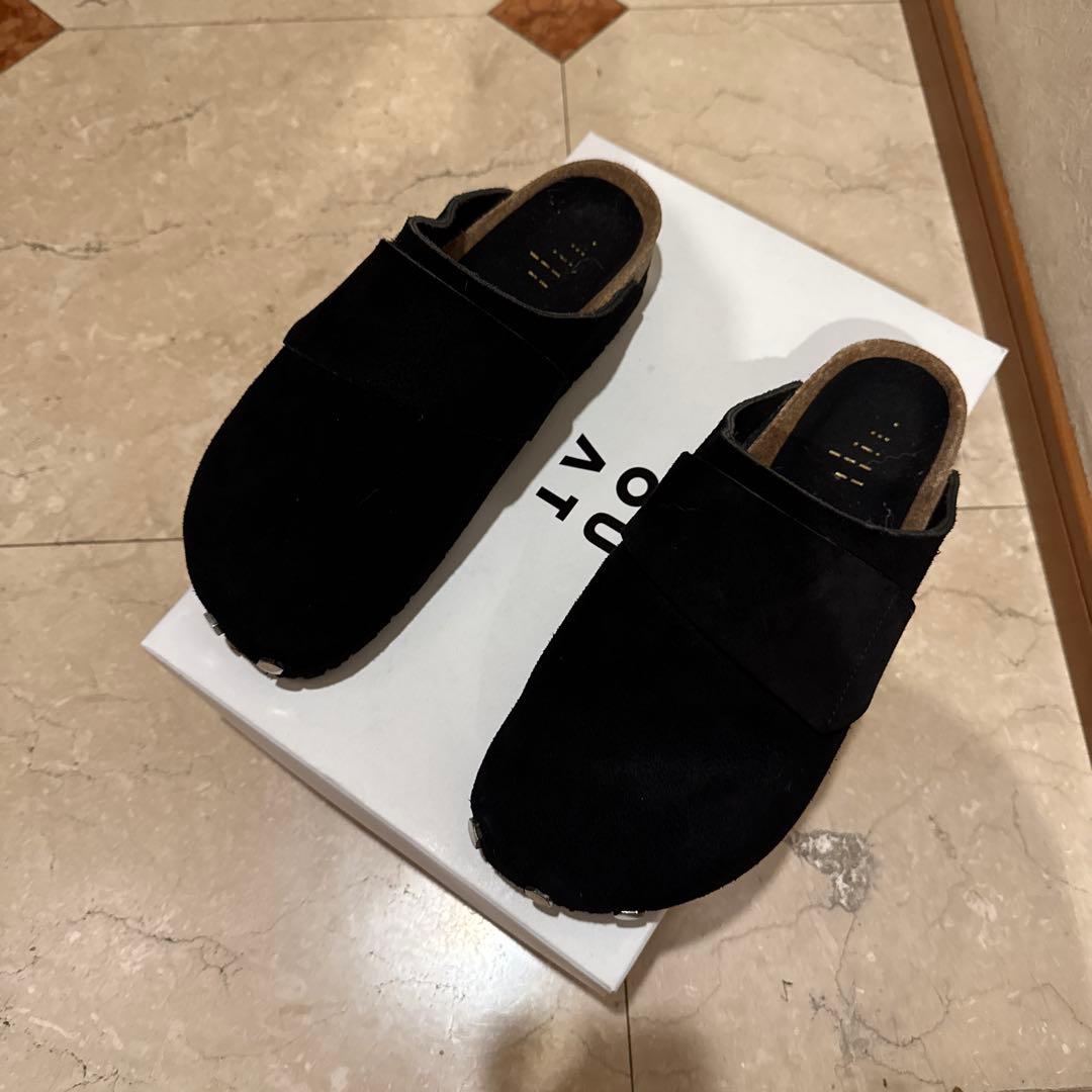 OUAT BLACK SPACE CLOGS ミュール サンダル